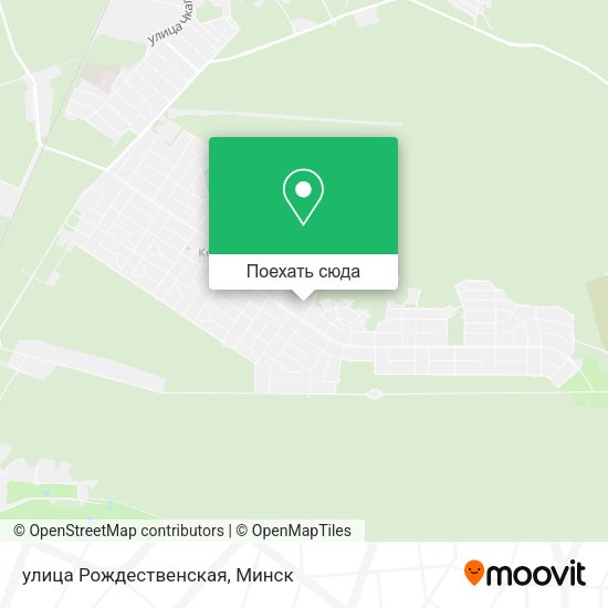 Карта улица Рождественская
