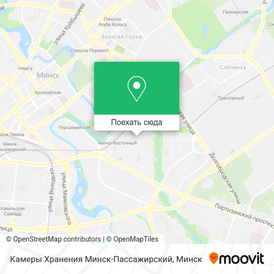 Карта Камеры Хранения Минск-Пассажирский