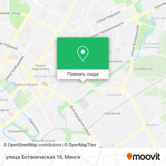 Карта улица Ботаническая 16