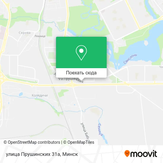 Карта улица Прушинских 31а