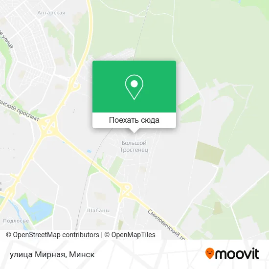 Карта улица Мирная