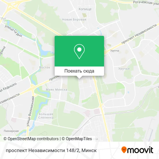 Карта проспект Независимости 148/2