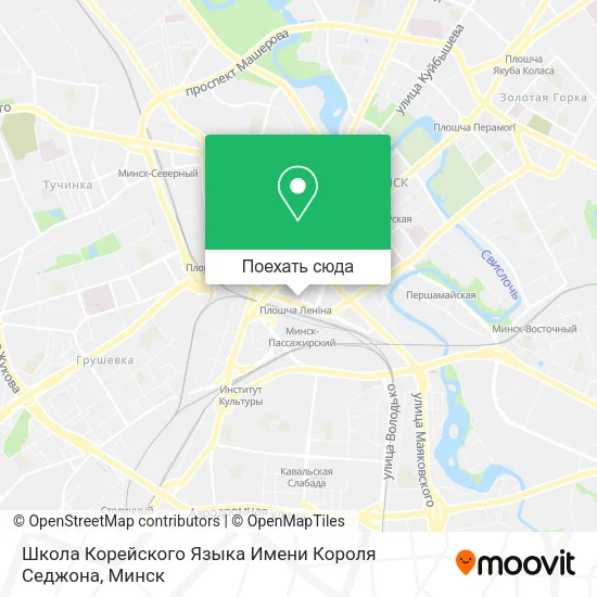 Карта Школа Корейского Языка Имени Короля Седжона