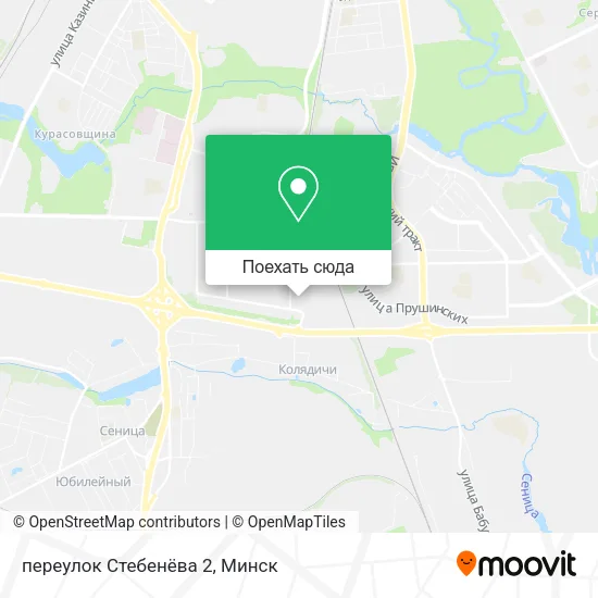Карта переулок Стебенёва 2