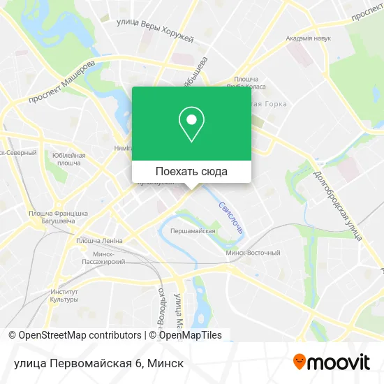 Карта улица Первомайская 6