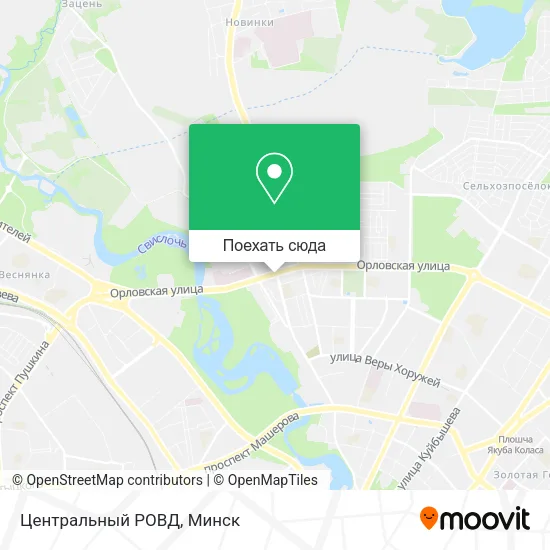 Карта Центральный РОВД