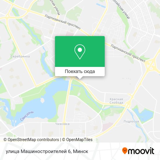 Карта улица Машиностроителей 6