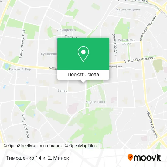 Карта Тимошенко 14 к. 2