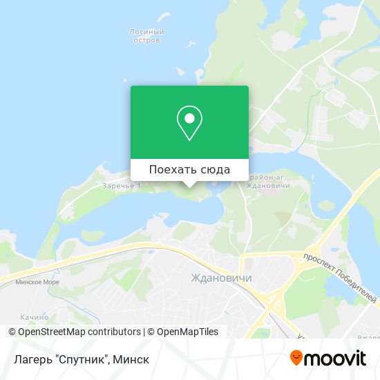Карта Лагерь "Спутник"