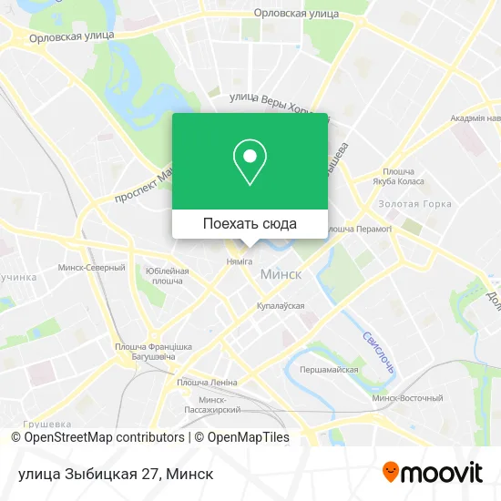 Карта улица Зыбицкая 27