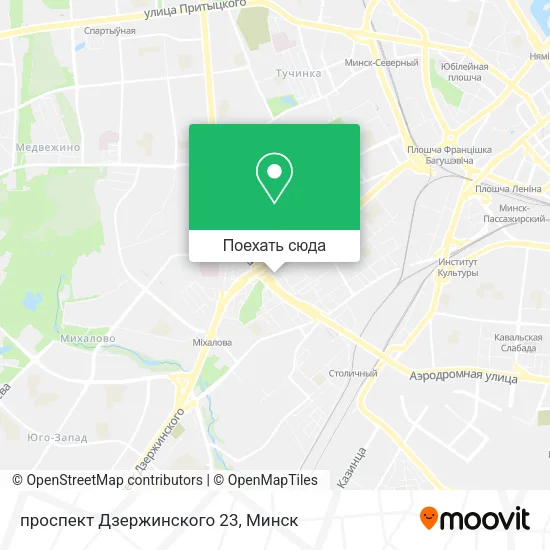 Карта проспект Дзержинского 23