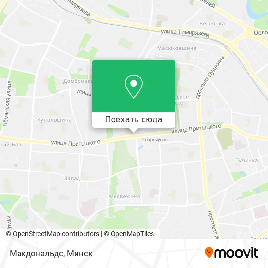 Карта Макдональдс