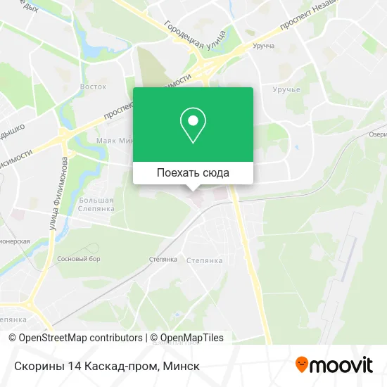Карта Скорины 14 Каскад-пром