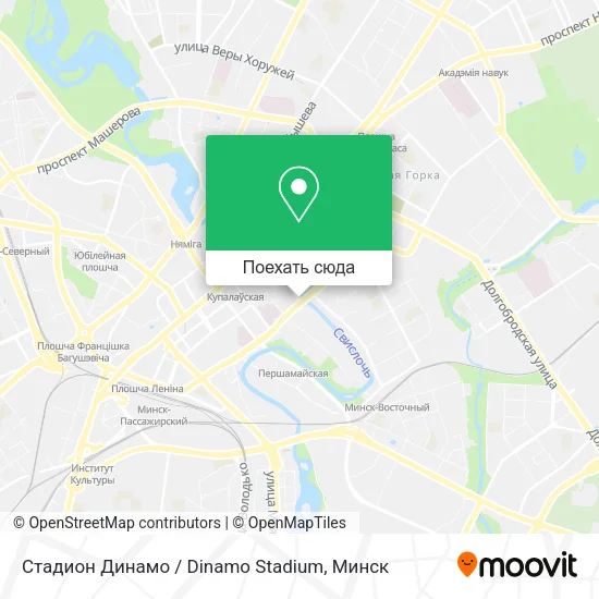 Карта Стадион Динамо / Dinamo Stadium