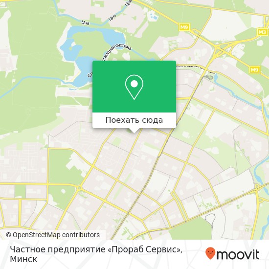 Карта Частное предприятие «Прораб Сервис»