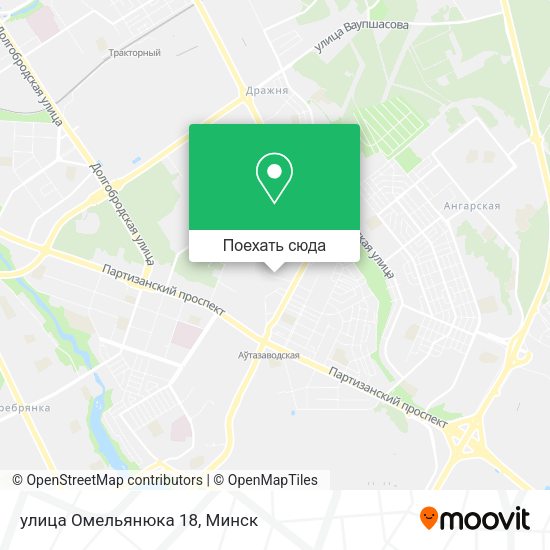Карта улица Омельянюка 18