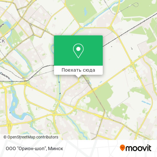 Карта ООО "Орион-шоп"