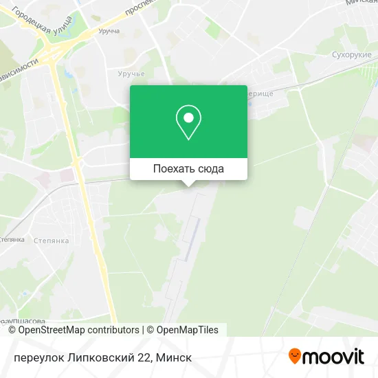 Карта переулок Липковский 22