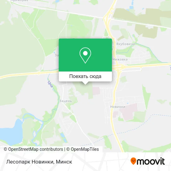 Карта Лесопарк Новинки