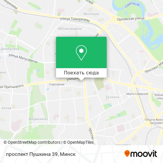 Карта проспект Пушкина 39