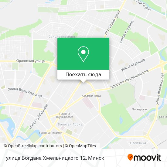 Карта улица Богдана Хмельницкого 12