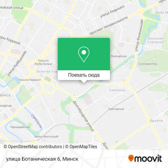 Карта улица Ботаническая 6