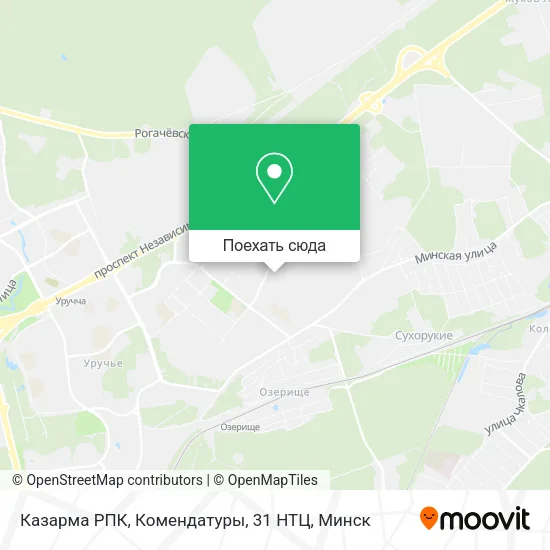 Карта Казарма РПК, Комендатуры, 31 НТЦ