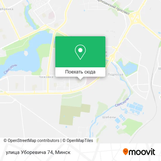 Карта улица Уборевича 74