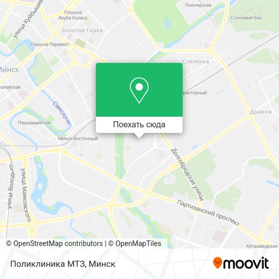 Карта Поликлиника МТЗ
