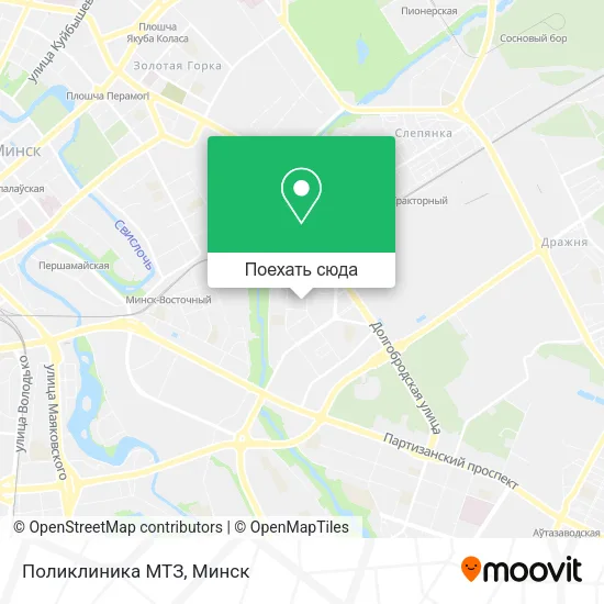 Карта Поликлиника МТЗ