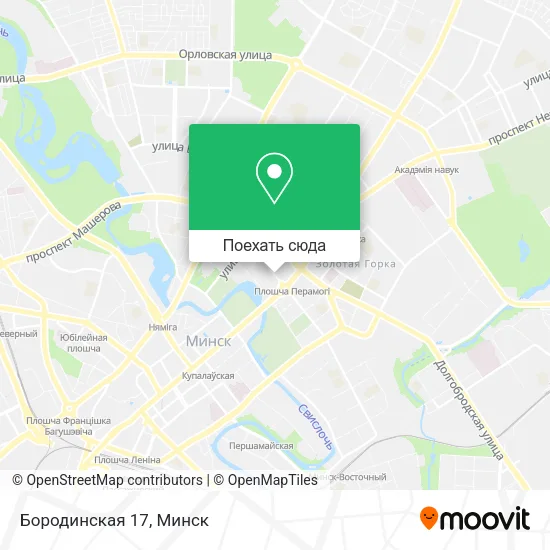Карта Бородинская 17
