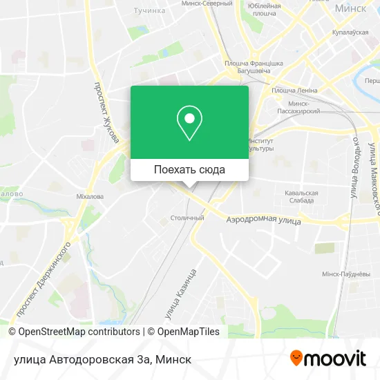 Карта улица Автодоровская 3а