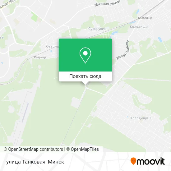 Карта улица Танковая