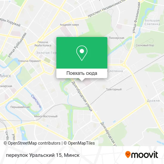 Карта переулок Уральский 15