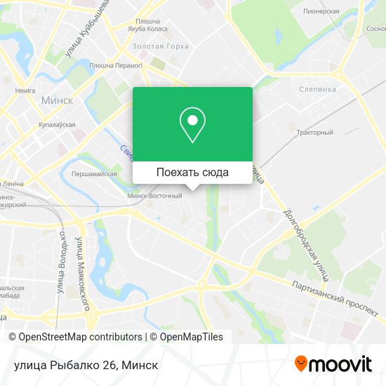 Карта улица Рыбалко 26