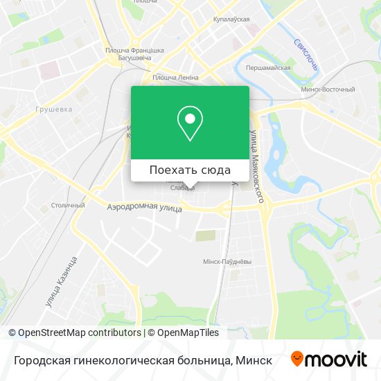 Карта Городская гинекологическая больница
