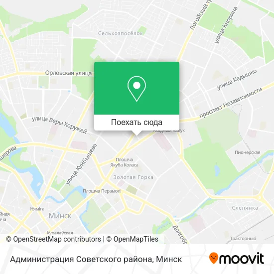 Карта Администрация Советского района