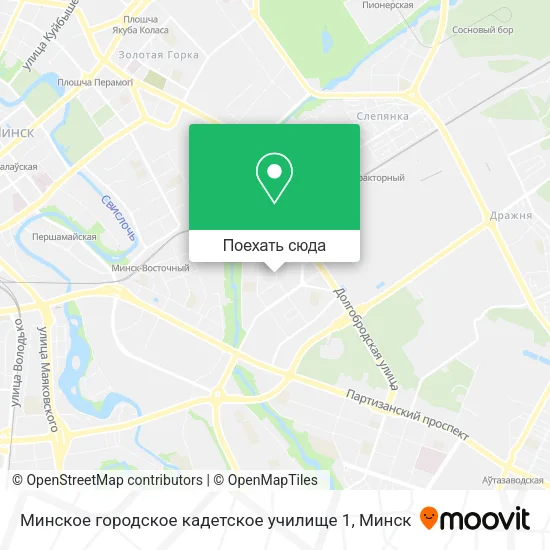 Карта Минское городское кадетское училище 1