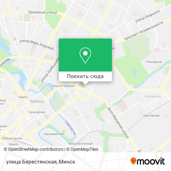Карта улица Берестянская