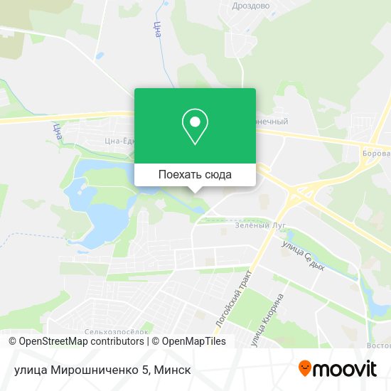 Карта улица Мирошниченко 5