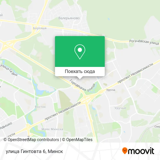 Карта улица Гинтовта 6