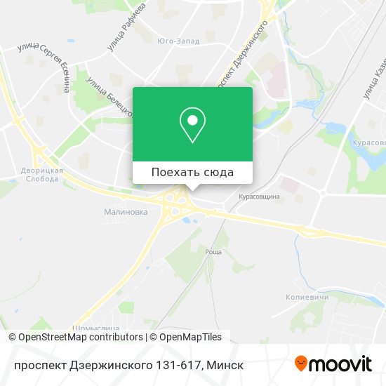 Карта проспект Дзержинского 131-617