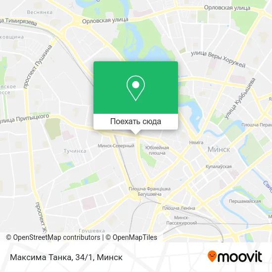 Карта Максима Танка, 34/1