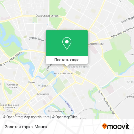 Карта Золотая горка
