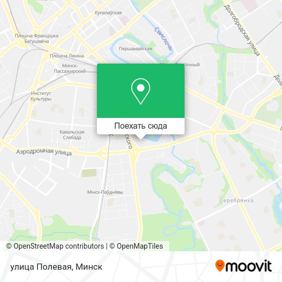 Карта улица Полевая