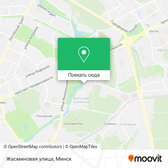 Карта Жасминовая улица