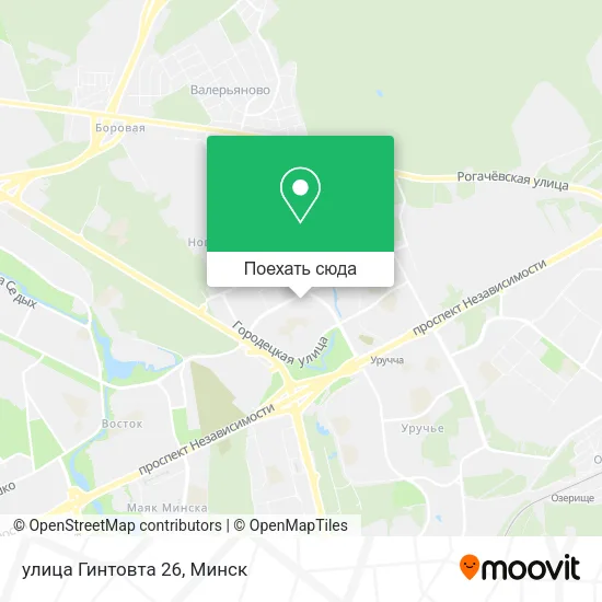 Карта улица Гинтовта 26