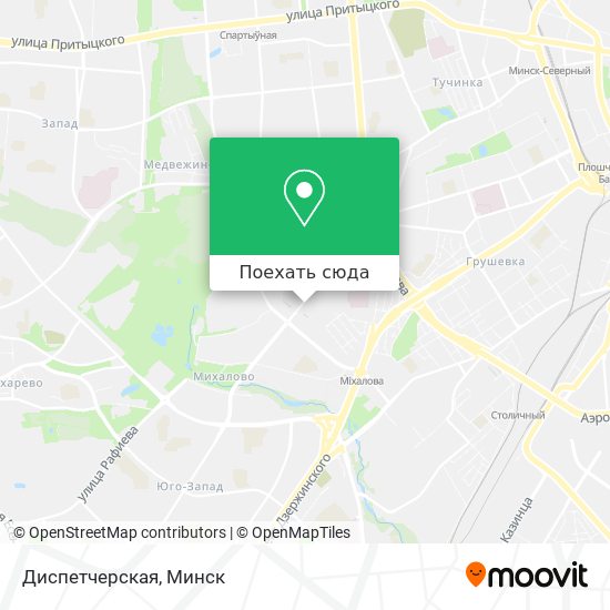 Карта Диспетчерская