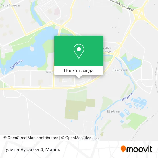 Карта улица Ауэзова 4