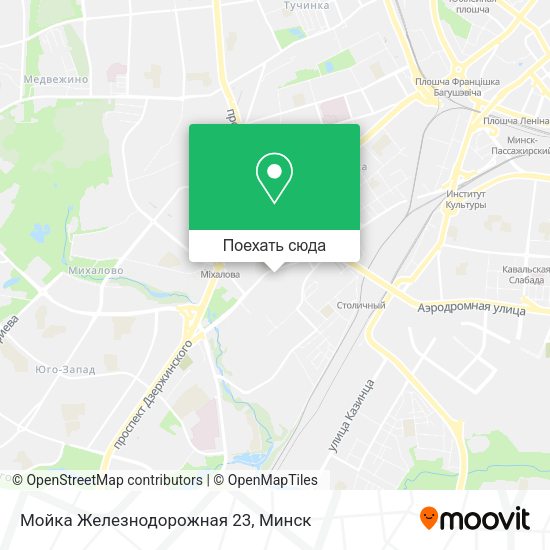 Карта Мойка Железнодорожная 23